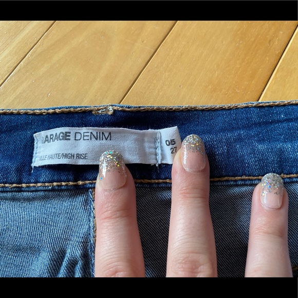 high waisted jeans short - Picture 4 of 4